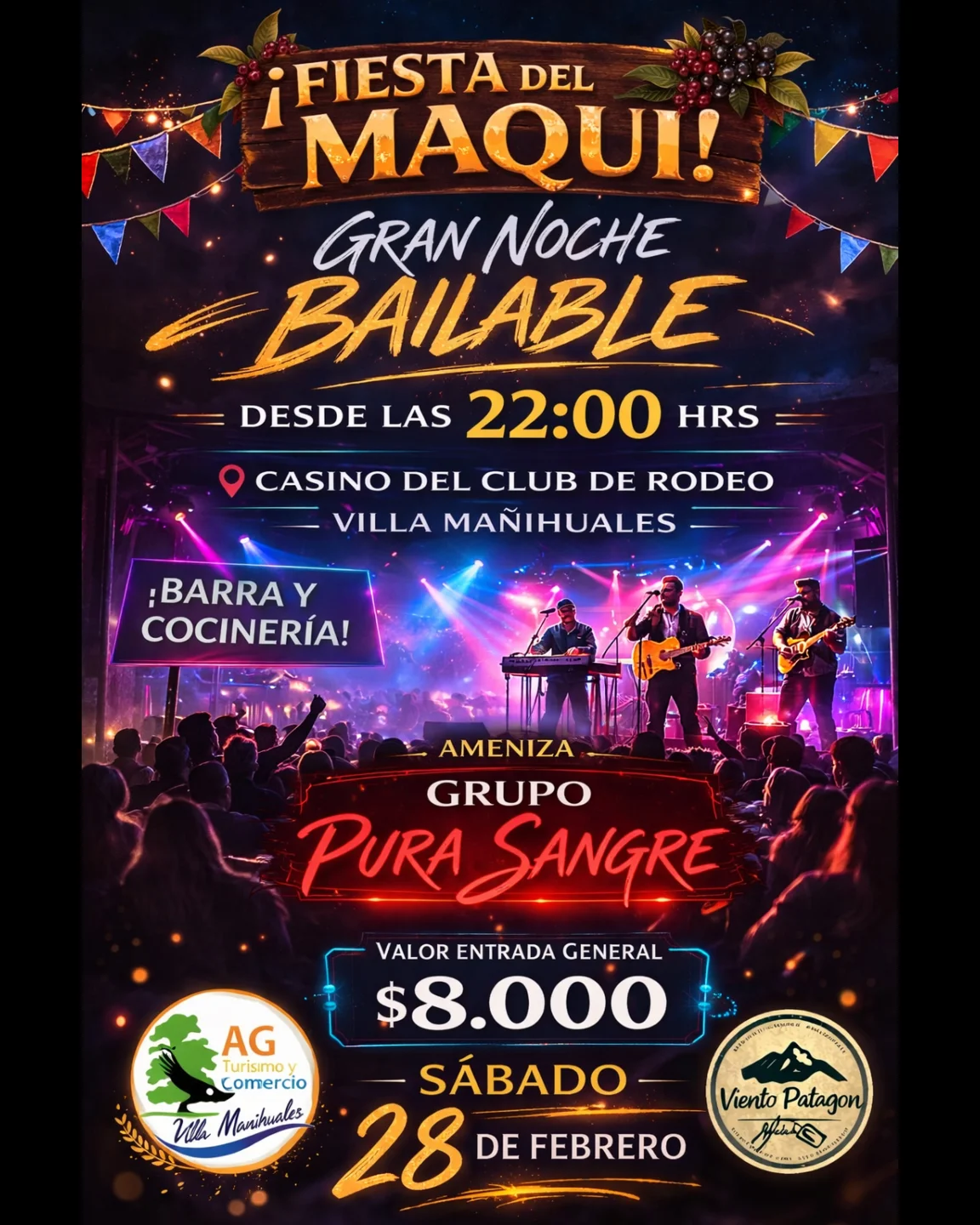 Noche Bailable de la Fiesta del Maqui