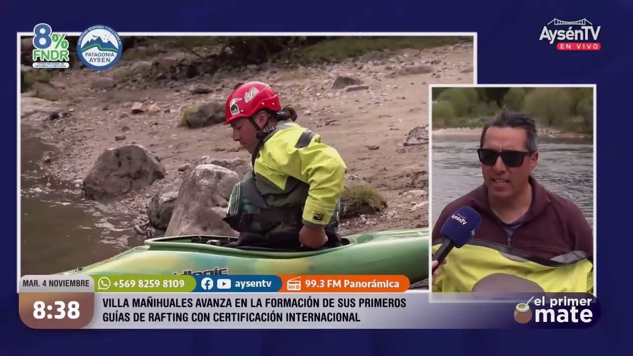 La AG forma a sus primeros guías de rafting con certificación internacional